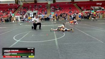 64 lbs 5th Place Match - Jaggar Osborne, Shamrock vs Madden Hodas, Shamrock