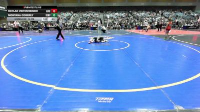 46 lbs Consi Of 16 #2 - Raylan Veitenheimer, Askeo International Matclub vs Montana Coberly, Salem Elite Mat Club