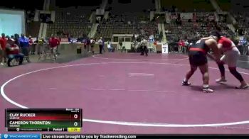 285 lbs Quarterfinal - Cameron Thornton, Weaver vs Clay Rucker, Saks Sr