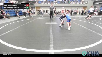 40 lbs Rr Rnd 5 - Barlow Schubert, Chandler Takedown Club vs Trapper McDaugale, Blue Devil Wrestling