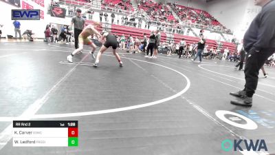 92-98 lbs Rr Rnd 2 - Kayden Carver, D3 Wrestling Cluib vs Wyatt Ledford, Prodigy NDT