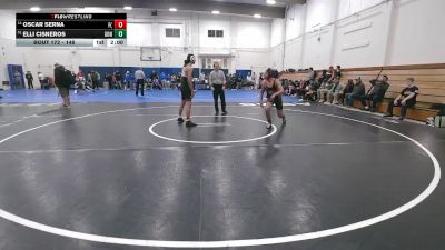 148 lbs Champ. Round 1 - Elli Cisneros, Gonzales vs Oscar Serna, Fremont (Sunnyvale)