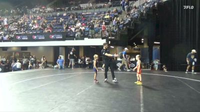 49 lbs Cons. Quarters - Greyson Waag, Keystone Kids Wrestling Club vs Rodrick Waitkus, Team Tulsa Wrestling Club