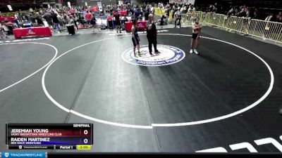 130 lbs Semifinal - Jeremiah Young, Vasky BrosPitman Wrestling Club vs Raiden Martinez, Red Wave Wrestling