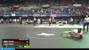 3rd Place Match - Ethan Viator, St. Pauls vs Avery Porche, Comeaux