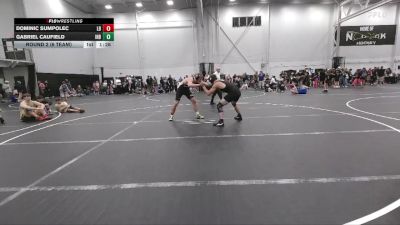 190 lbs Round 2 (6 Team) - Gabriel Caufield, Iron Horse Blue vs Dominic Sumpolec, Lost Boys