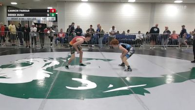 120 lbs Consi Of 64 #1 - Cannon Farrar, AZ vs Derek Bush, VA