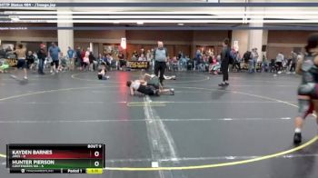 85 lbs Round 3 (6 Team) - Hunter Pierson, Contenders WA vs Kayden Barnes, Ares