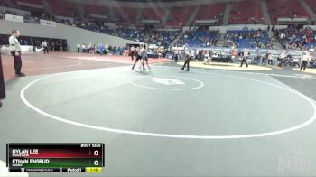 5A-160 lbs Semifinal - Ethan Ensrud, Canby vs Dylan Lee, Ridgeview