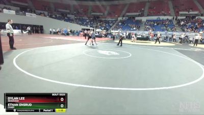 5A-160 lbs Semifinal - Ethan Ensrud, Canby vs Dylan Lee, Ridgeview