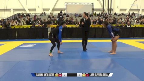 Lara Oliveira Silva vs Sabrina Anita Lester 2024 World IBJJF Jiu-Jitsu No-Gi Championship