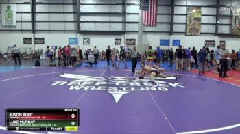 144 lbs Placement Matches (8 Team) - Luke Murray, SLAUGHTER HOUSE WRESTLING CLUB vs Justin Root, IRONTIDE WRESTLING CLUB