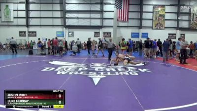 144 lbs Placement Matches (8 Team) - Luke Murray, SLAUGHTER HOUSE WRESTLING CLUB vs Justin Root, IRONTIDE WRESTLING CLUB