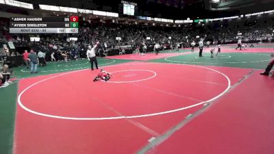 50 lbs Cons. Round 5 - Ayden Singleton, INC2 vs Asher Haugen, BVAA