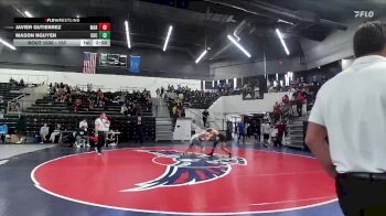 157 lbs Champ. Round 1 - Mason Nguyen, Central Baptist vs Javier Gutierrez, Maryville University