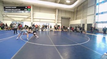 120 lbs Champ. Round 3 - Easton Olson, Riverton vs Hayden Ballantyne, Westlake