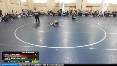 52 lbs Quarterfinal - Jakob Reyes-Galdamez, Westlake vs Kinzlee Coombs, Bear River Wrestling Club