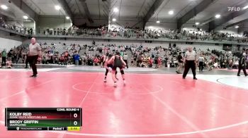 110 lbs Cons. Round 4 - Brody Griffin, Unaffiliated vs Kolby Reid, Ozark Youth Wrestling-AAA