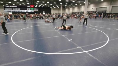157 lbs Cons. Sub-rd Of 32 - Owen Dennis, Ohio vs Jeremiah Sanchez, Nor Cal Take Down Wrestling Club