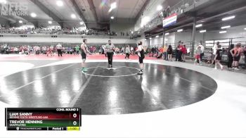 150 lbs Cons. Round 3 - Liam Sanny, Neosho Youth Wrestling-AAA vs Trevor Henning, Unaffiliated