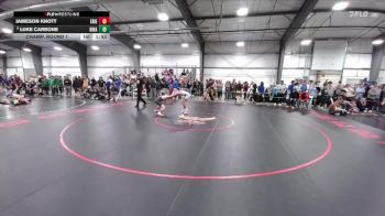 132 lbs Champ. Round 1 - Jameson Knott, Erie vs Luke Carbone, Highlands Ranch