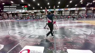 75 lbs Quarterfinal - Michael Ferguson, Windy City Wrestlers vs Jackson Nicholas, Eastside United