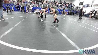 83/90 lbs Semifinal - Raine Deatherage, Tecumseh Youth Wrestling vs Wesley McCracken, Lions Wrestling Academy