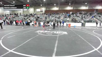 86 lbs Round Of 16 - Nathan Fraley, NorCal Nomads vs Weston Cormany, Corning Sharks