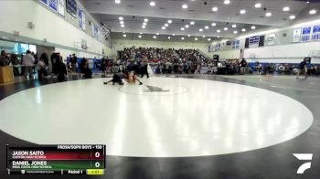 150 lbs Champ. Round 1 - Jason Saito, Canyon High School vs Daniel Jones, Mira Costa High School