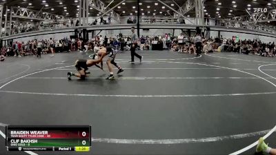 126 lbs Round 1 (8 Team) - Braiden Weaver, Team Shutt Tyler Cook vs Clif Bakhsh, Ohio Gold