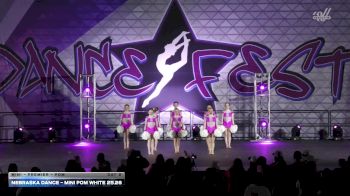 Nebraska Dance - Mini Pom White 25.26 [2026 Mini - Premier - Pom Day 2] 2026 DanceFest Grand Nationals