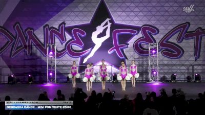 Nebraska Dance - Mini Pom White 25.26 [2026 Mini - Premier - Pom Day 2] 2026 DanceFest Grand Nationals