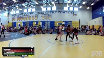 285 lbs Champ Round 1 (16 Team) - Tim Grey, Alpha Dogz Gold vs Liam Higgins, Wellington