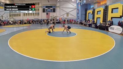 144 lbs Cons. Round 3 - Colin Poulis, Cape Henlopen H S vs Jacob Girard, Salesianum