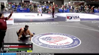 92 lbs 1st Place Match - Hunter Gonzalez, California vs Kevin Fernandez, California