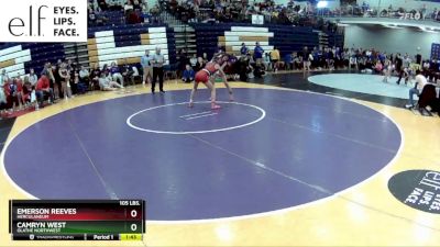 105 lbs. Champ. Round 3 - Emerson Reeves, Herculaneum vs Camryn West, Olathe Northwest