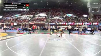 G - 170 lbs Cons. Round 3 - Josie Olszewski, Flathead (Kalispell) Girls vs Josie Steinebach, Powell Co. (Deer Lodge) Girls