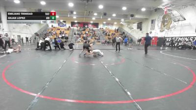 120 lbs Cons. Round 4 - Emiliano Trinidad, Tustin vs Julian Lopez, Arroyo