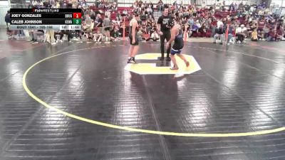 165-166 lbs Round 3 - Caleb Johnson, Kelly Walsh vs Joey Gonzales, Douglas