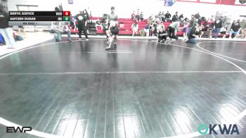 55 lbs Rr Rnd 1 - Deryk Justice, Wagoner Takedown Club vs Jantzen Duran, Jay Wrestling Club