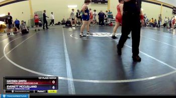 220 lbs 1st Place Match - Hayden Smith, Maurer Coughlin Wrestling Club vs Everett Mcclelland, Portage Wrestling Club