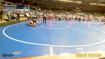 130 lbs Round Of 32 - Dominic Englese, ISI Wrestling Club vs Tyrone Evans III, Orchard South WC