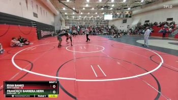 215 lbs Round 1 (4 Team) - Ryan Banks, Rock Canyon vs Francisco Barrera Hernandez, Overland