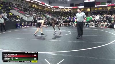 190 lbs Finals (1st & 3rd) - Cal Hartman, Fort Dodge vs Isaiah Kellow, Indianola