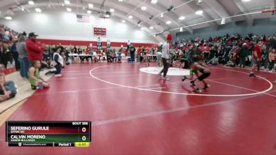 57-58 lbs Round 4 - Calvin Moreno, Junior Bulldogs vs Seferino Gurule, Eaton WC