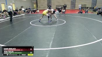 171 lbs Round 7: 3:00pm Sat. - Zane Gerlach, South Anchorage High School vs Kodi Hollis, Student Wrestling Development Program