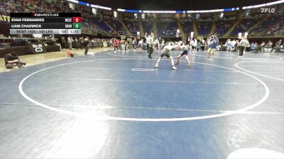 100 lbs Consy 1 - Evan Fernandes, West Chester vs Liam Chadwick, Chartiers-Houston