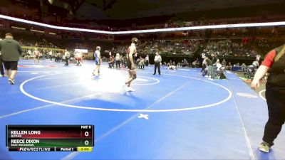 150 Class 1 lbs Quarterfinal - Kellen Long, Butler vs Reece Dixon, East Buchanan