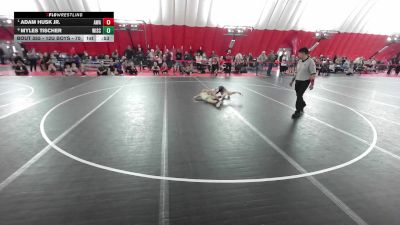 12U Boys - 70 lbs 1st Place Match - Adam Husk Jr., Askren Wrestling Academy vs Myles Tischer, Wisconsin