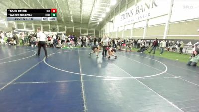 130 lbs Semifinal - JaeCee Sullivan, Sanderson Wrestling Academy vs Katie Byrne, Madison Junior High